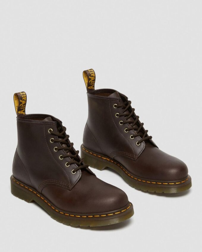 101 Crazy Horse Leather Ankle Boots