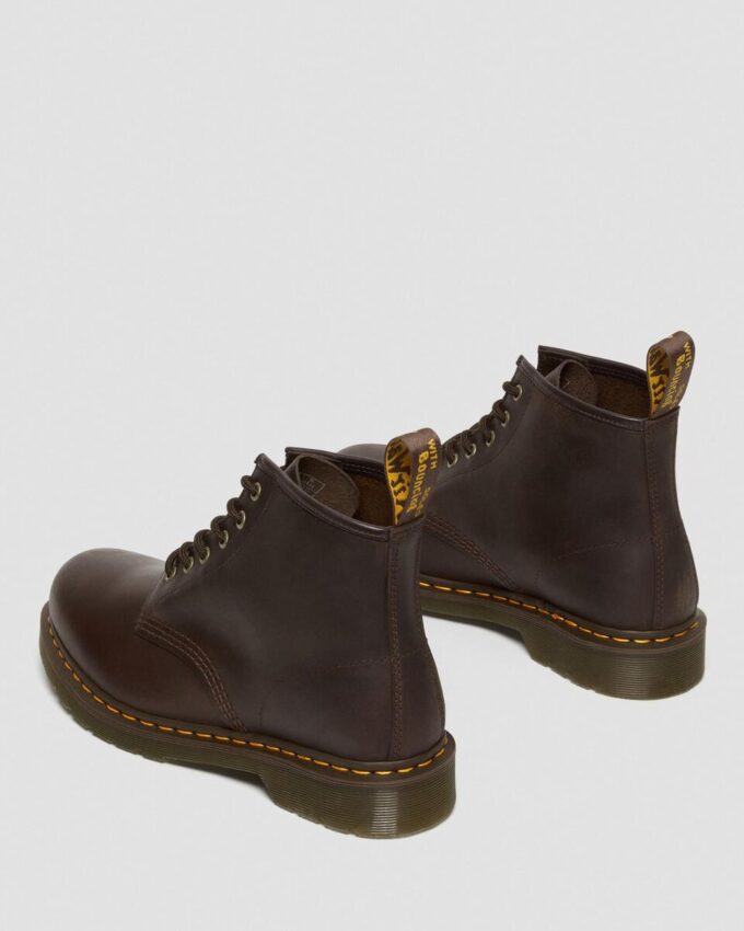 101 Crazy Horse Leather Ankle Boots