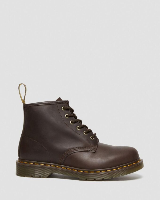101 Crazy Horse Leather Ankle Boots