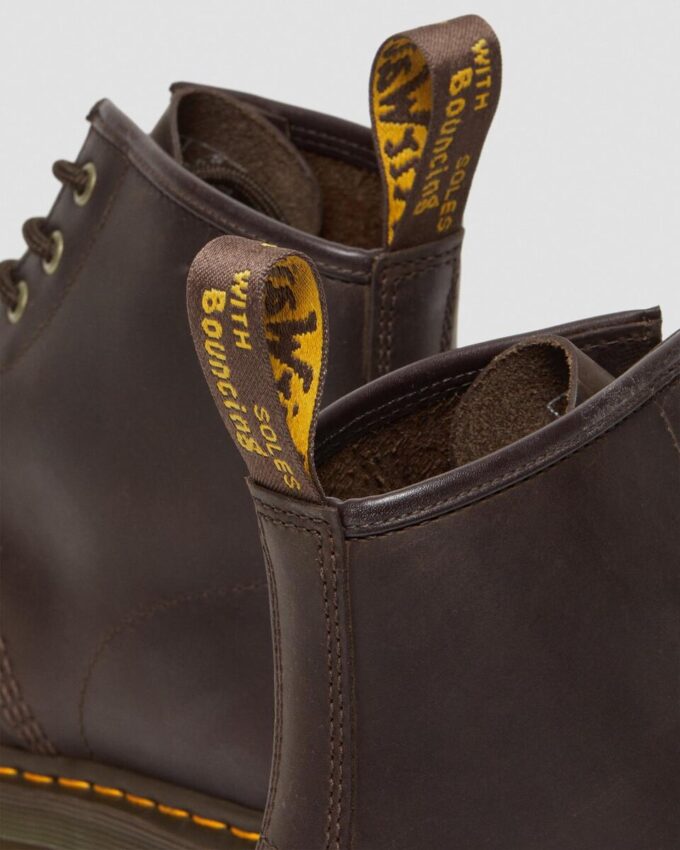 101 Crazy Horse Leather Ankle Boots