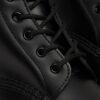 101 Yellow Stitch Smooth Leather Ankle Boots