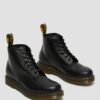 101 Yellow Stitch Smooth Leather Ankle Boots