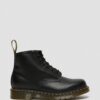 101 Yellow Stitch Smooth Leather Ankle Boots