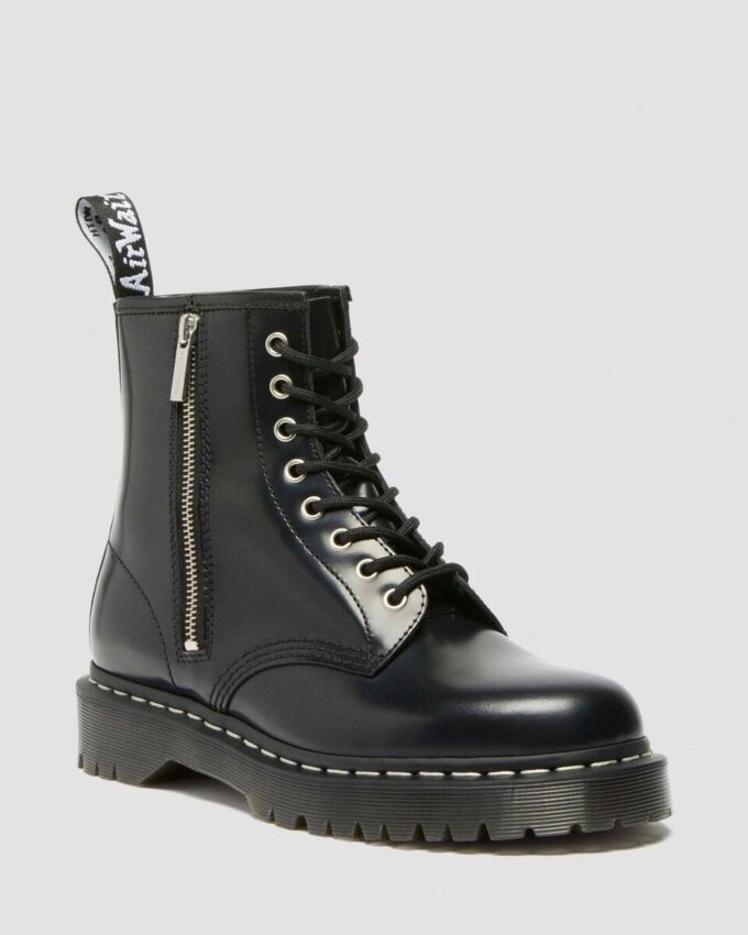 1460 Bex Smooth Leather Lace and Zip Boots