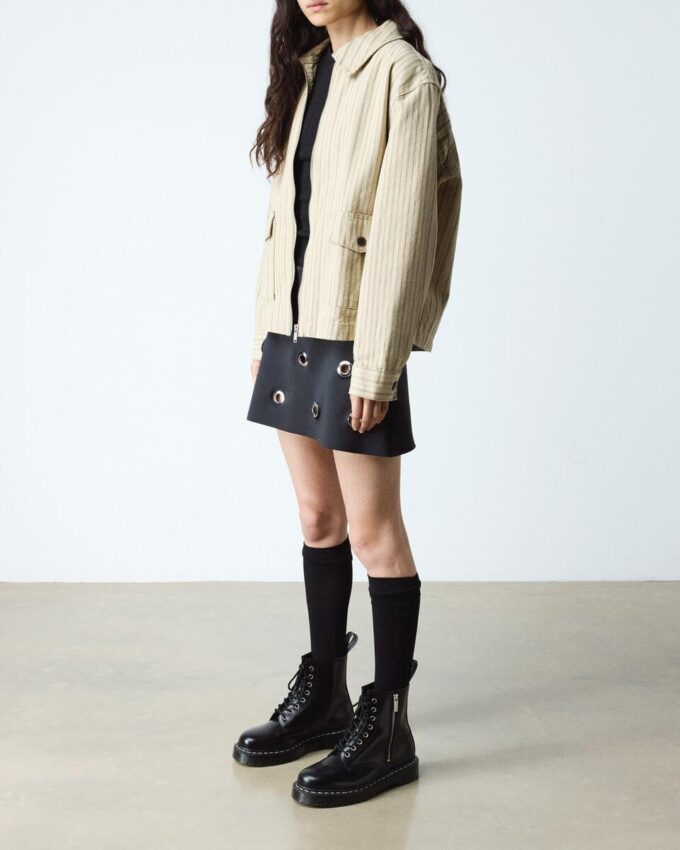 1460 Bex Smooth Leather Lace and Zip Boots