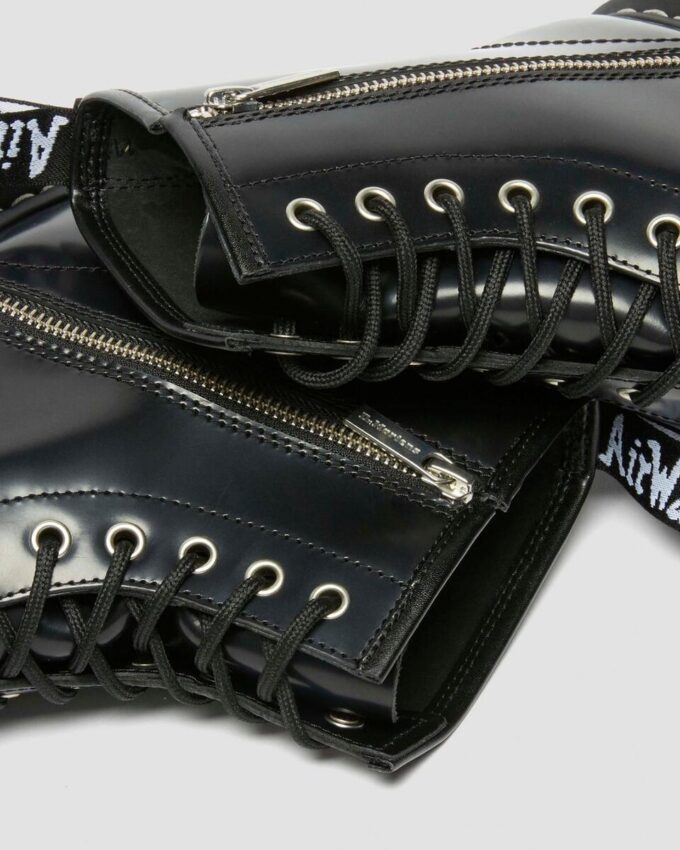 1460 Bex Smooth Leather Lace and Zip Boots