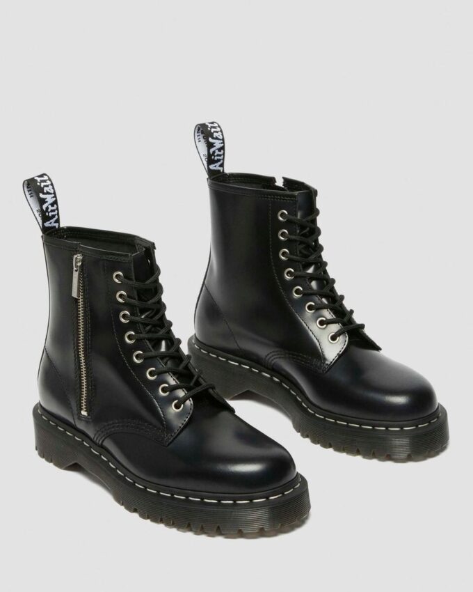 1460 Bex Smooth Leather Lace and Zip Boots