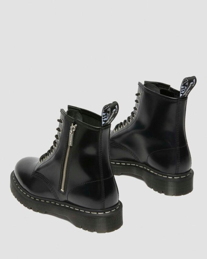 1460 Bex Smooth Leather Lace and Zip Boots