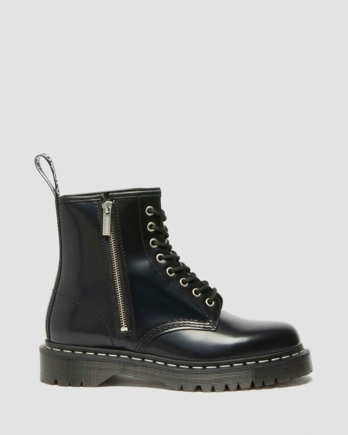 1460 Bex Smooth Leather Lace and Zip Boots