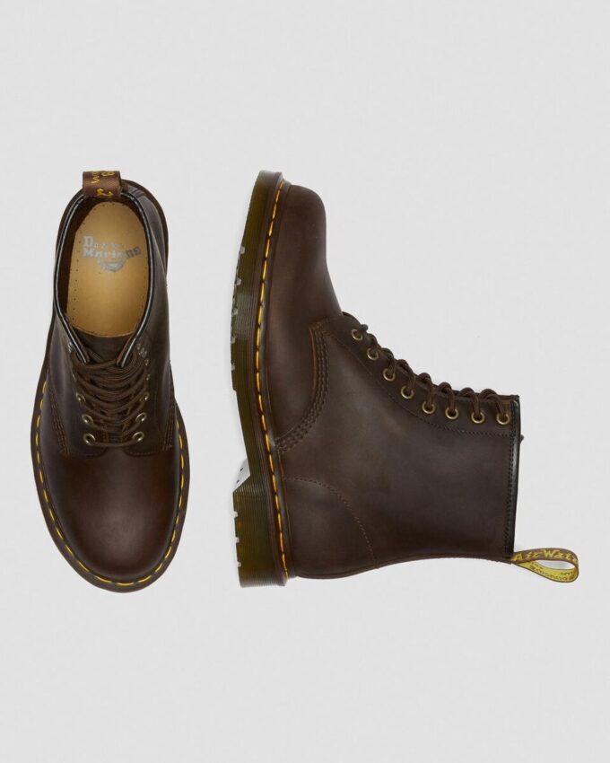 1460 Crazy Horse Leather Lace Up Boots