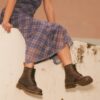 1460 Crazy Horse Leather Lace Up Boots