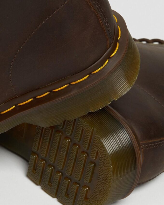 1460 Crazy Horse Leather Lace Up Boots