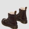 1460 Faux Fur Lined Lace-to-toe Leather Boots