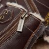 1460 Faux Fur Lined Lace-to-toe Leather Boots