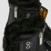 1460 Faux Fur Lined Leather Lace Up Boots