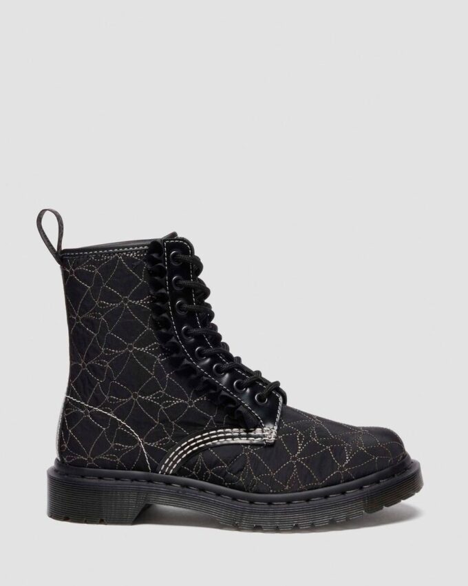 1460 FRILL Leather Lace Up Boots