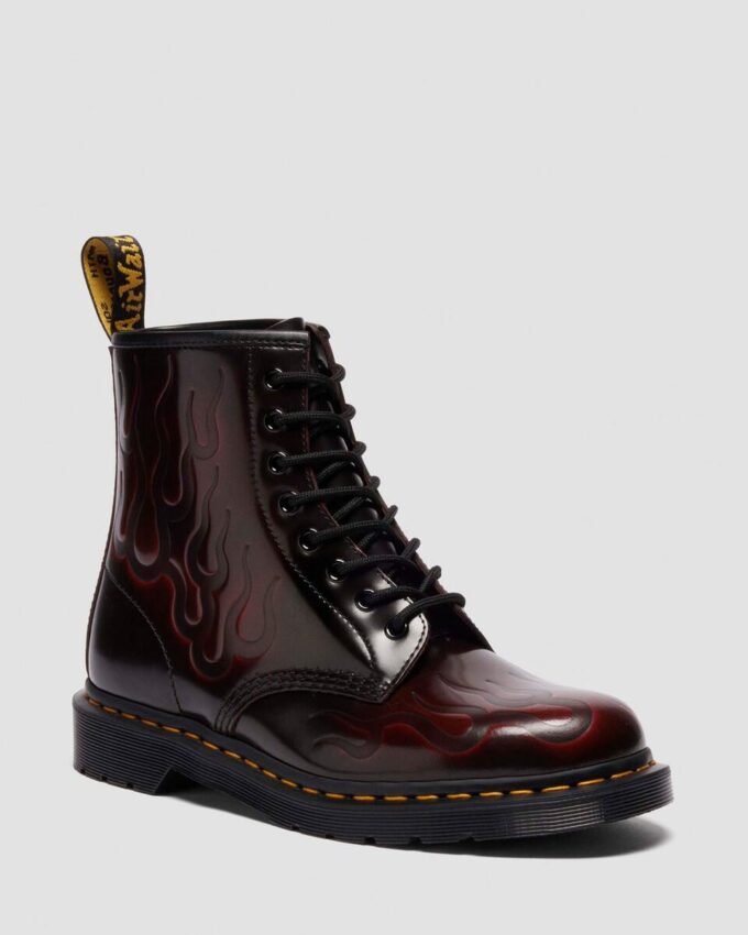 1460 Inferno Arcadia Rub Off Leather Boots