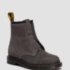 1460 LACELESS Nubuck Slip On Boots