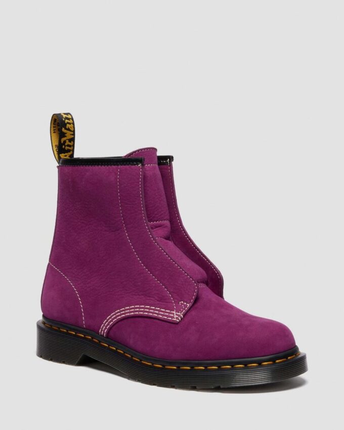 1460 LACELESS Nubuck Slip On Boots 1460 LACELESS Nubuck Slip On Boots