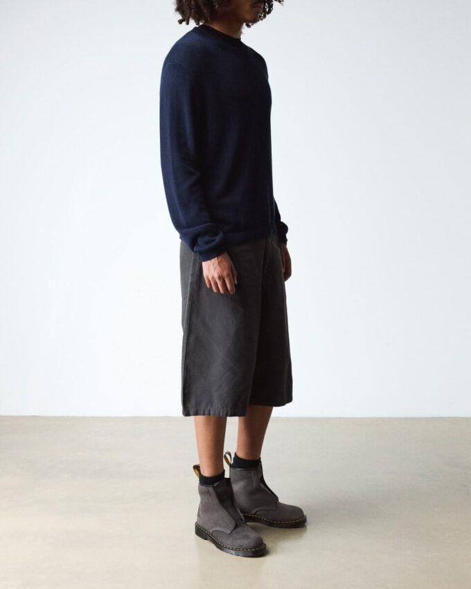 1460 LACELESS Nubuck Slip On Boots