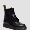 1460 LACELESS Smooth Leather Slip On Boots