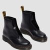 1460 LACELESS Smooth Leather Slip On Boots