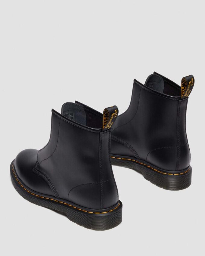 1460 LACELESS Smooth Leather Slip On Boots