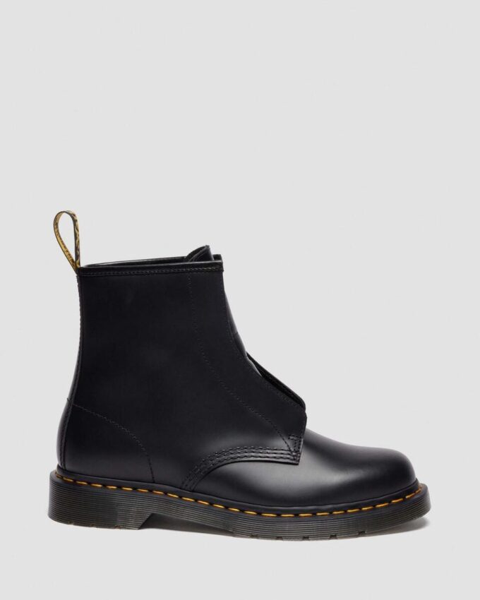 1460 LACELESS Smooth Leather Slip On Boots