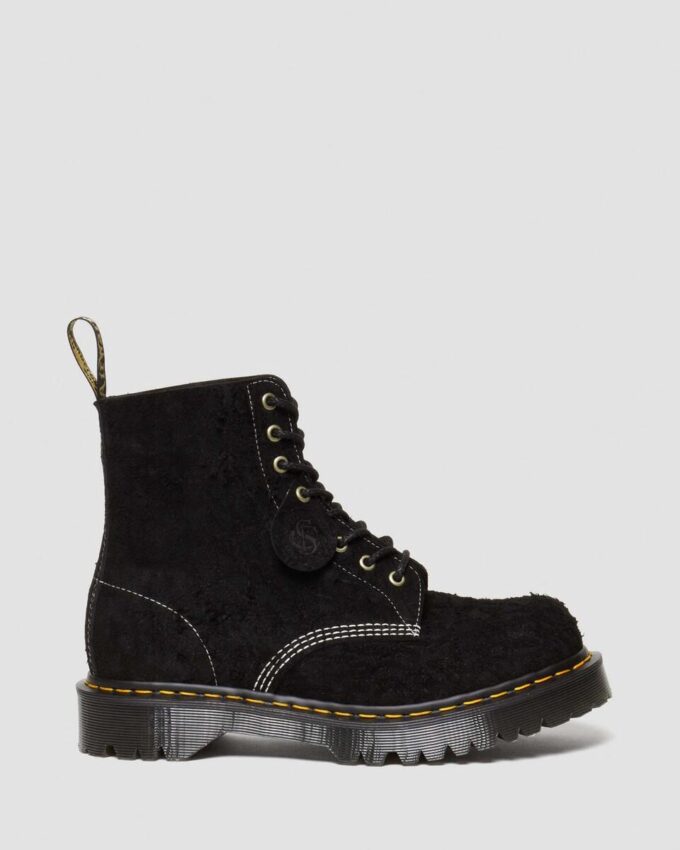 1460 Made in England Emboss Suede Lace Up Boots