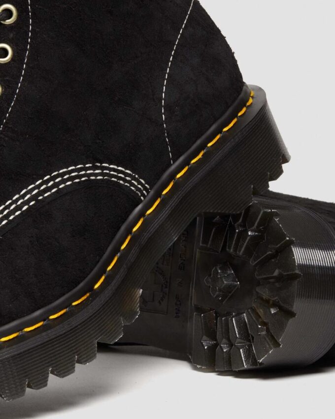 1460 Made in England Emboss Suede Lace Up Boots