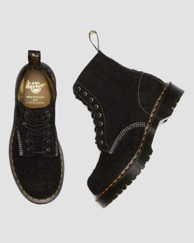 1460 Made in England Emboss Suede Lace Up Boots