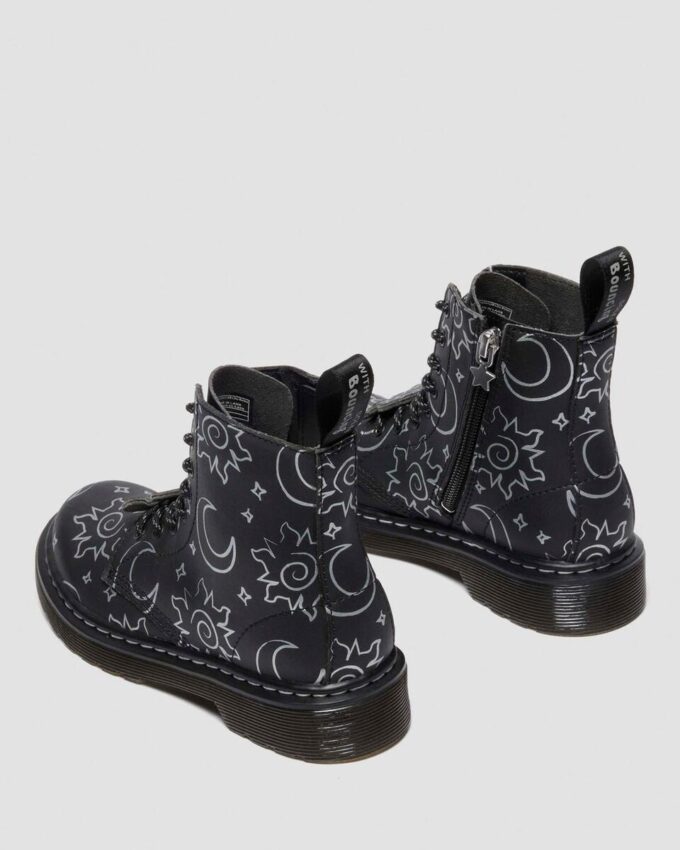 1460 PASCAL JUNIOR Reclaimed Leather Kids Lace Up Boots