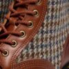 1460 Pascal Made In England Harris Tweed and Leather Boots