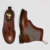 1460 Pascal Made In England Harris Tweed and Leather Boots