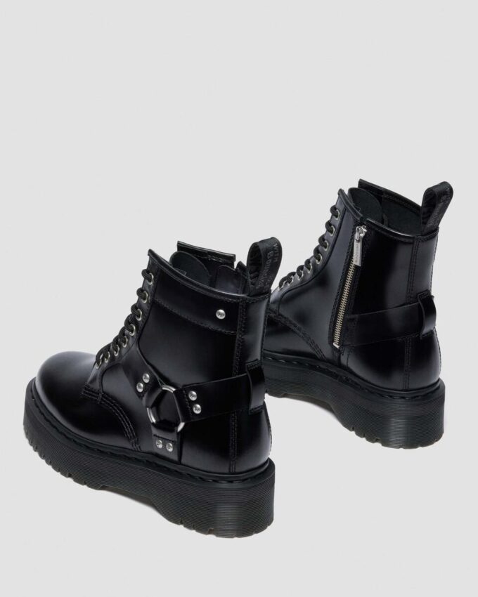 1460 Quad Harness Leather Platform Boots