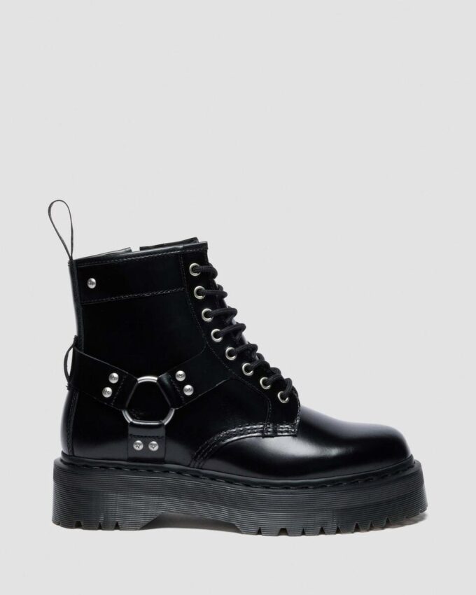 1460 Quad Harness Leather Platform Boots
