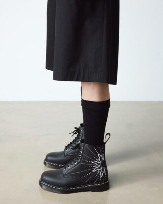 1460 SOLAR FLARE Reclaimed Leather Lace Up Boots