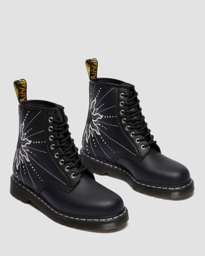 1460 SOLAR FLARE Reclaimed Leather Lace Up Boots