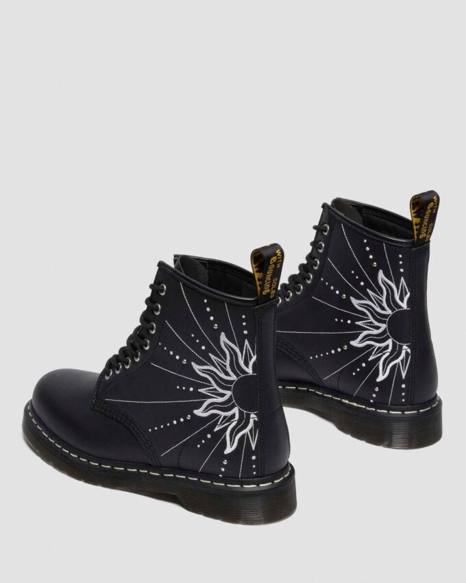 1460 SOLAR FLARE Reclaimed Leather Lace Up Boots