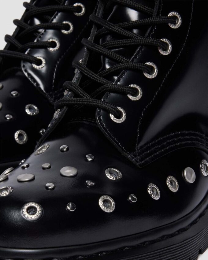 1460 Studded Buttero Leather Boots
