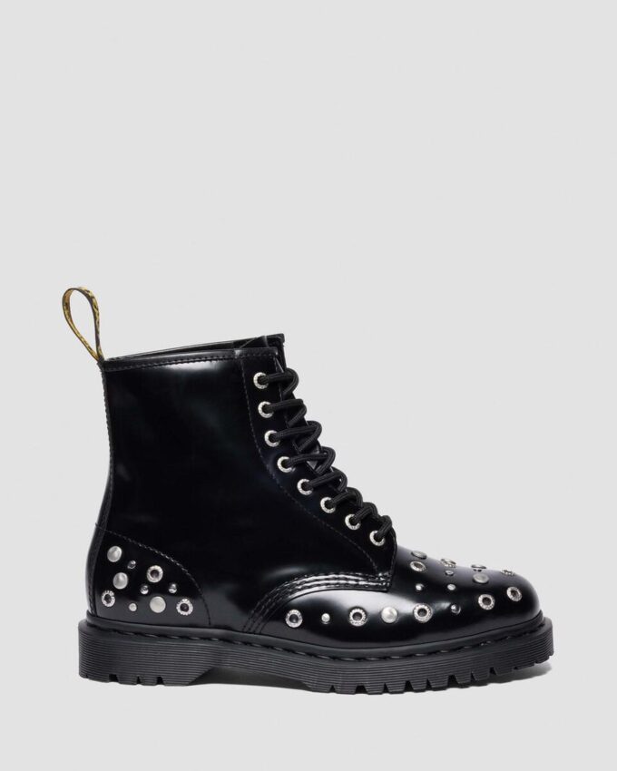 1460 Studded Buttero Leather Boots