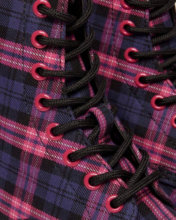1460 Tartan Lace Up Boots