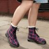 1460 Tartan Lace Up Boots
