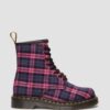 1460 Tartan Lace Up Boots