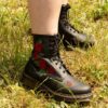 1460 Vonda Floral Leather Lace Up Boots