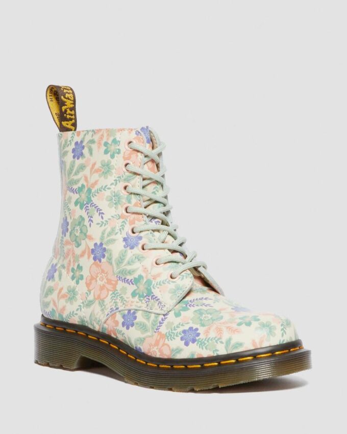 1460 Vonda Floral Reclaimed Leather Boots 1460 Vonda Floral Reclaimed Leather Boots