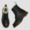 1460 Women's Faux Fur Lined Lace Up Boots