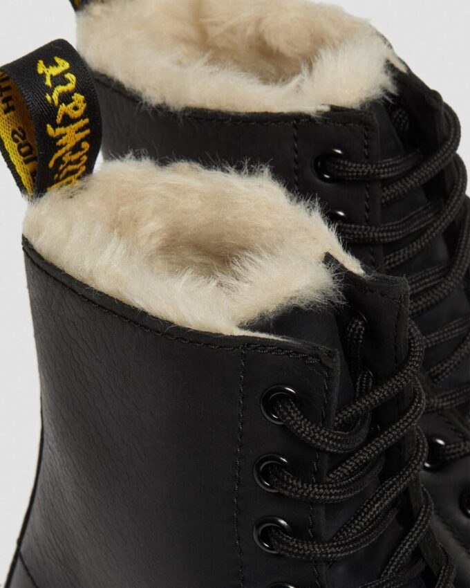 1460 Women's Faux Fur Lined Lace Up Boots