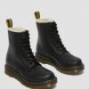 1460 Women's Faux Fur Lined Lace Up Boots