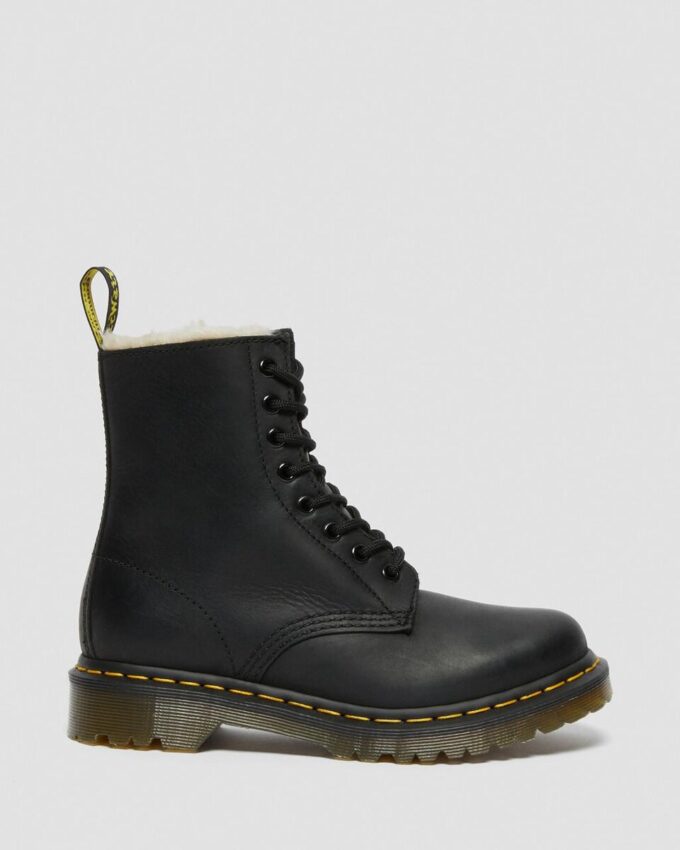 1460 Women's Faux Fur Lined Lace Up Boots